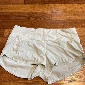 Lululemon Speed Up Shorts 2.5” - mint green